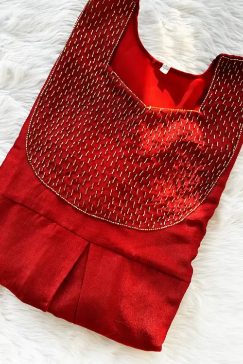 Heavy Handwork Box Pleated Kurti – FFS0100