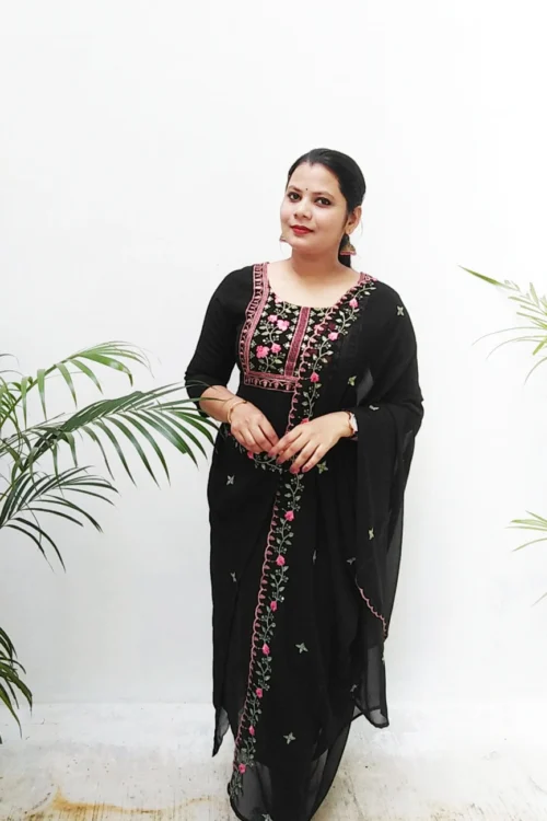 Heavy Embroidery Top + Dupatta Partywear FFS479