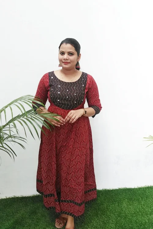 Premium Ajrakh Panel Cut FFS600