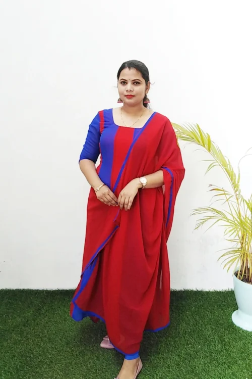 Double Shade 16 Panel Anarkali FFS1082 [PRE-BOOK]