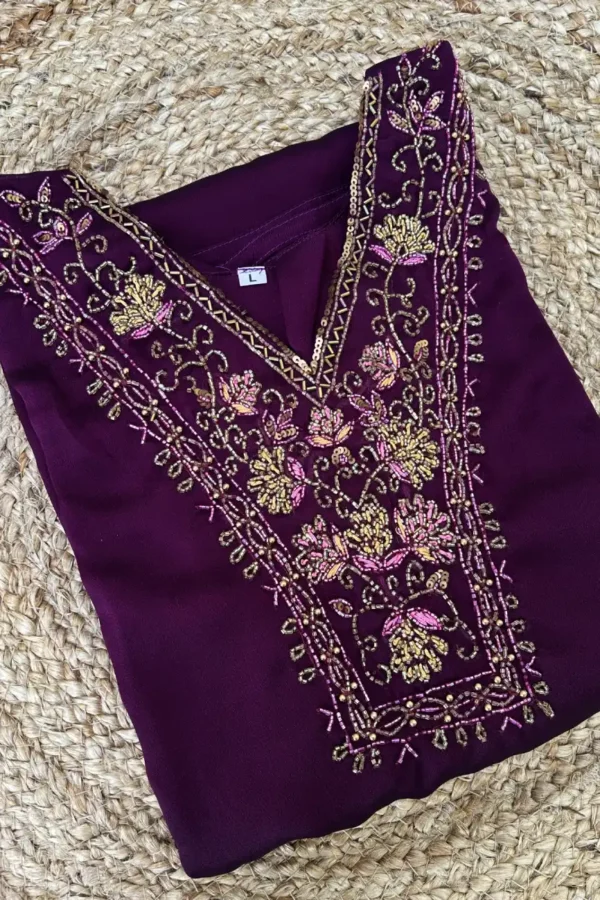 Rangoli SilK Slit Kurti - FF1127 - Image 2