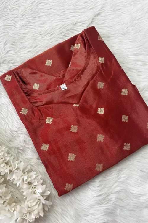 Premium Tissue Silk Kurti