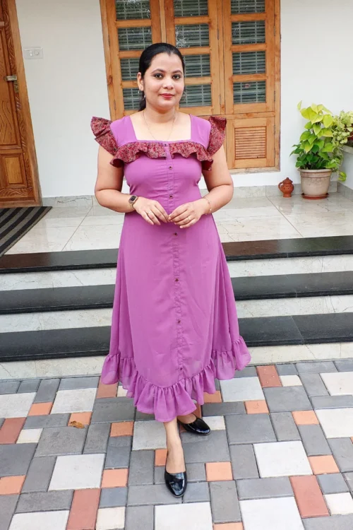 Frock Kurti – FFS1465 – Lavender [PRE-BOOK]