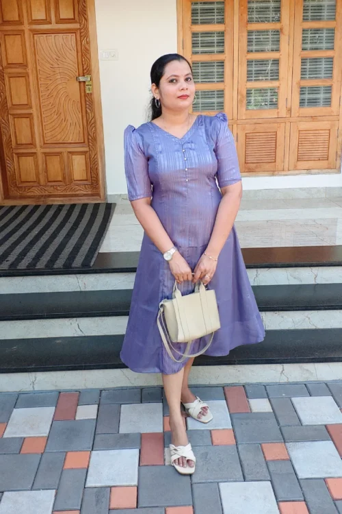 Imported Silky Kurti Normal & Feeding – FFS1489- Lavender