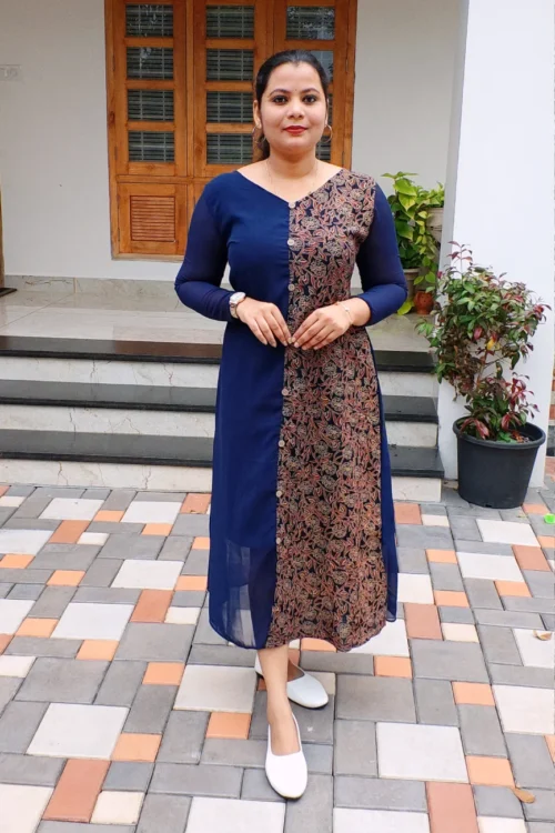 Ardha Kurti – FFS1500 – Navy Blue [PRE-BOOK]