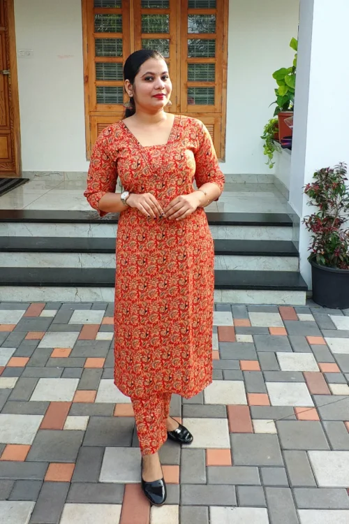 Cotton Kalamkari Co-ord Set – FFS1523