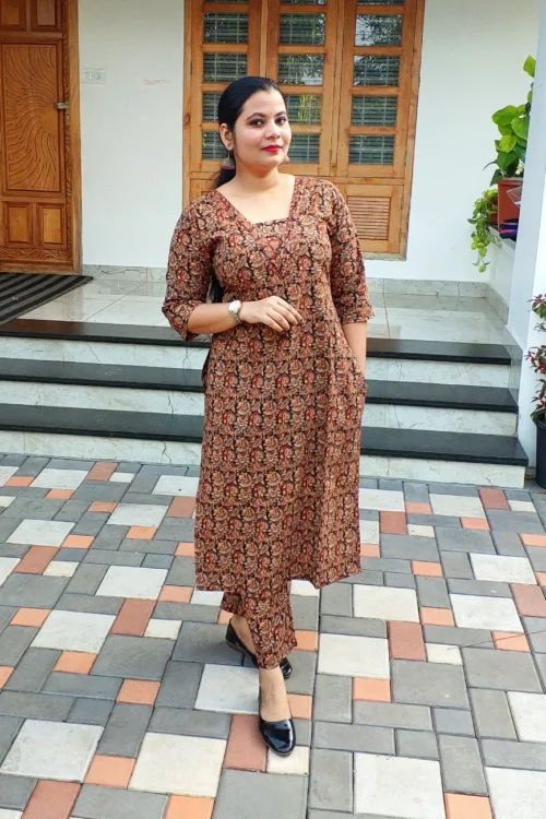 Cotton Kalamkari Co-ord Set – FFS1525