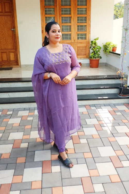 Shimmering Georgette Partywear 3pc Set FF1582